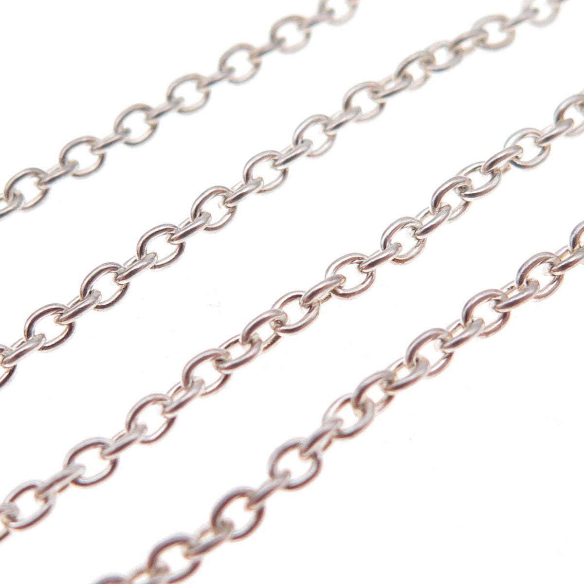 925 Sterling Silver Cable Chain Necklace 16"