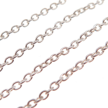925 Sterling Silver Cable Chain Necklace 16"