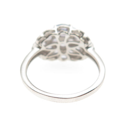 Chuck Clemency 925 Sterling Silver Real Marquise-Cut Tanzanite Ring Size 7