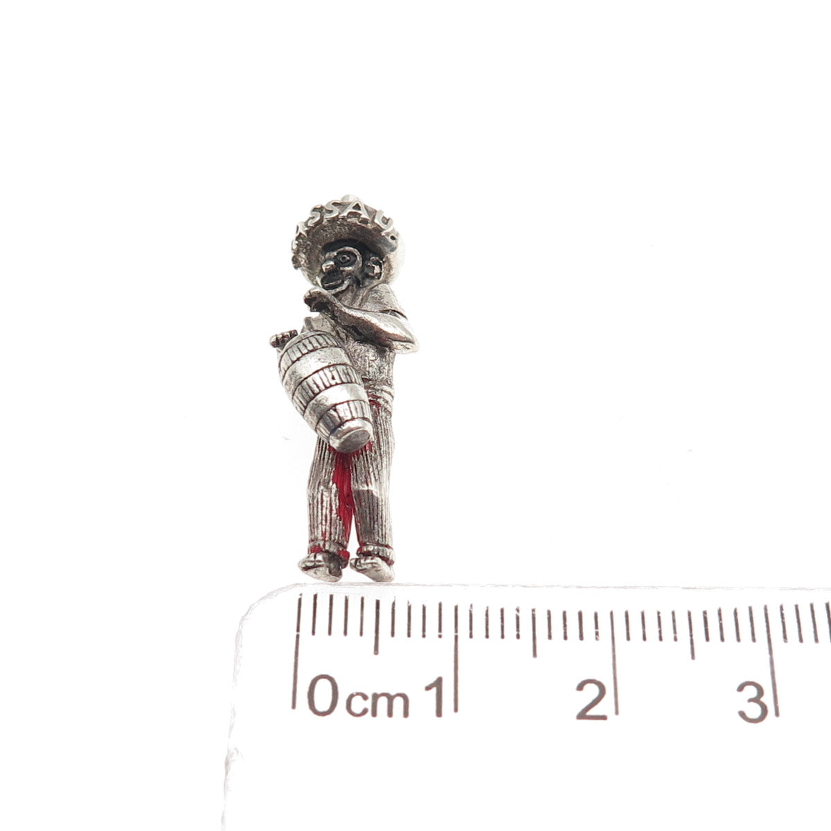 Payton Pepper & Sons Sterling Vintage 1965 Birmingham Bongo Drum Player Pendant