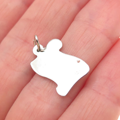 JAY POSON 925 Sterling Silver Vintage Diploma Mini Charm Pendant