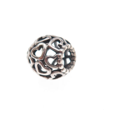 Pandora 925 Sterling Silver Open Your Heart Slide Bead Charm