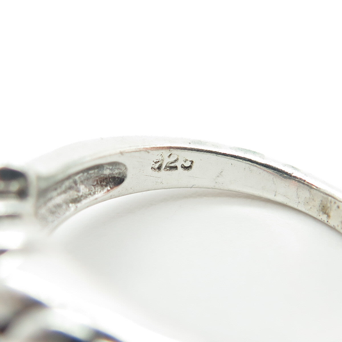 925 Sterling Silver Vintage Friendly Dolphin & Star Ring Size 6.75