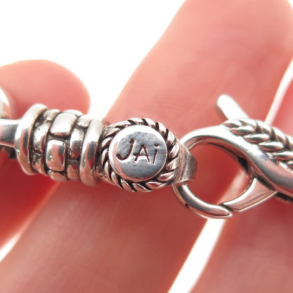JAI by John Hardy 925 Sterling Silver Oval Link Bracelet 6.25"