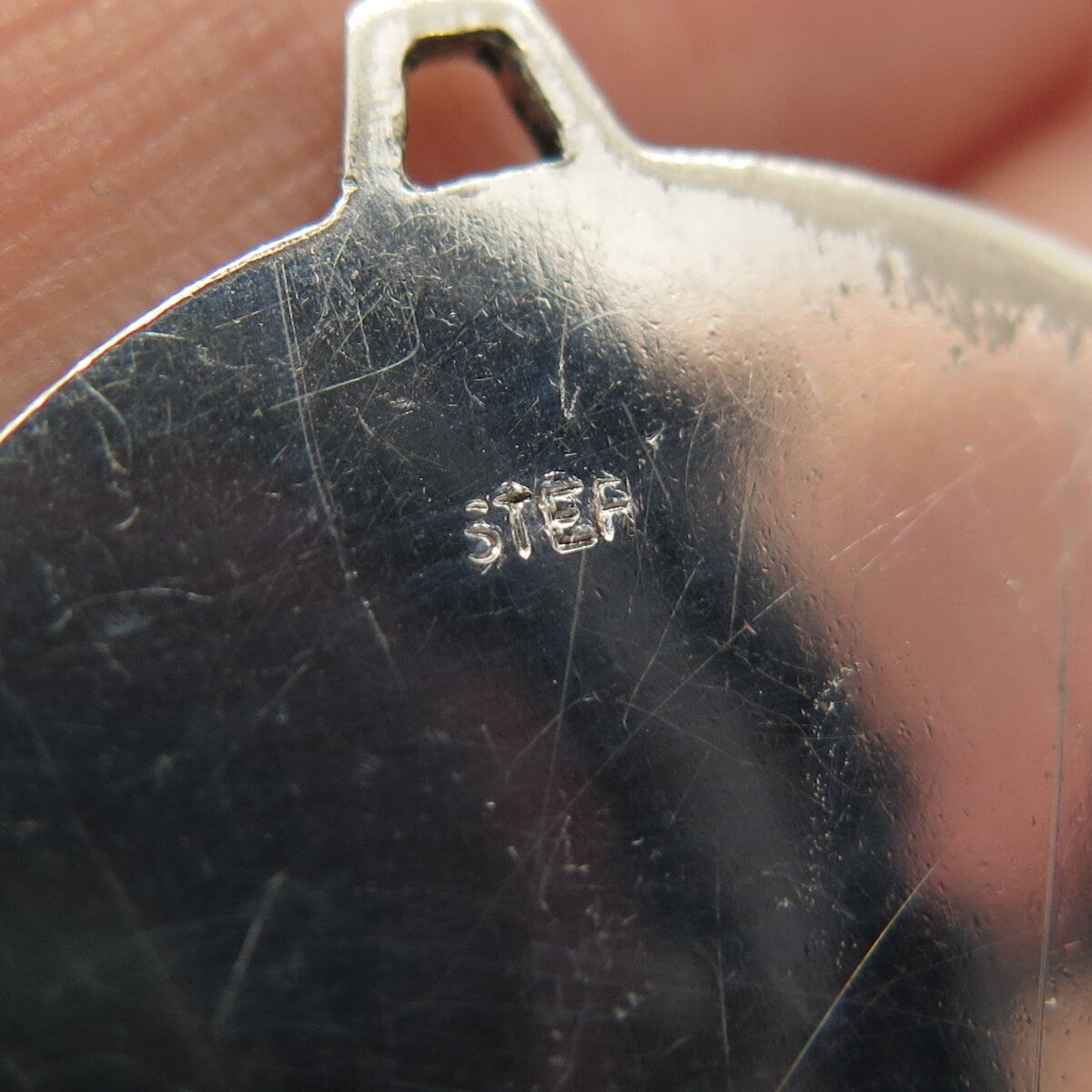925 Sterling Silver Vintage First Holy Communion Symbol Pendant