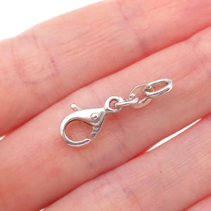 Milor 925 Sterling Silver Vintage Italy Bracelet / Necklace Lobster Lock Clasp