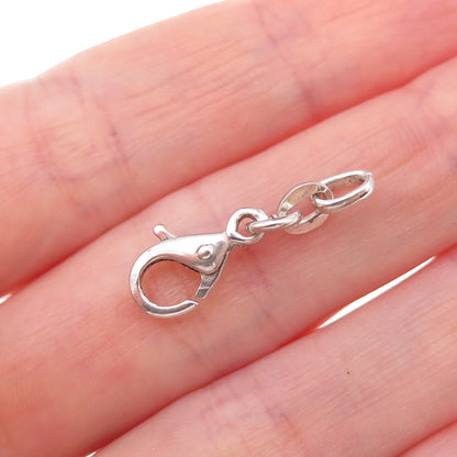 Milor 925 Sterling Silver Vintage Italy Bracelet / Necklace Lobster Lock Clasp