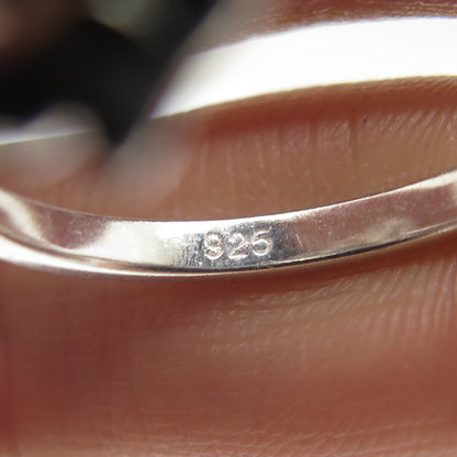 925 Sterling Silver Vintage Couple of Butterflies Ring Size 10.25