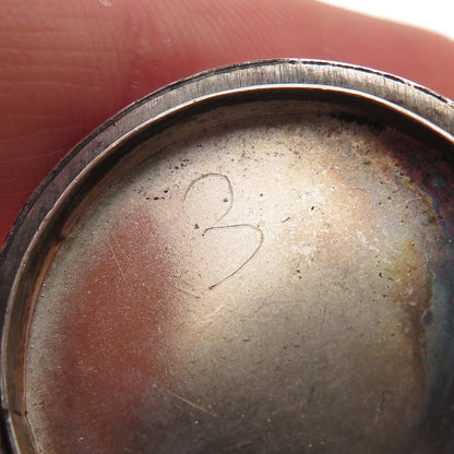Joseph Smith & Sons 925 Sterling Silver Vintage Birmingham Floral Locket Pendant