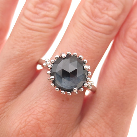 Pandora 925 Sterling Silver Crystal Midnight Star Ring Size 9.25