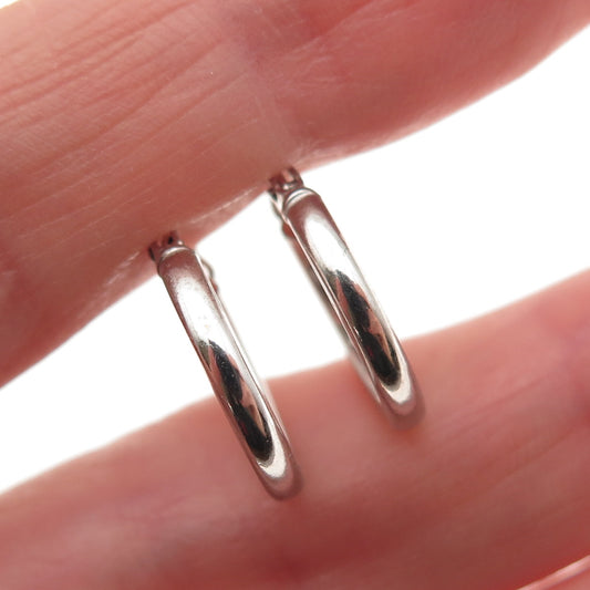 925 Sterling Silver Hoop Earrings