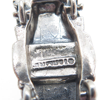 JEWELART 925 Sterling Silver Vintage Cabriolet Car Charm Pendant