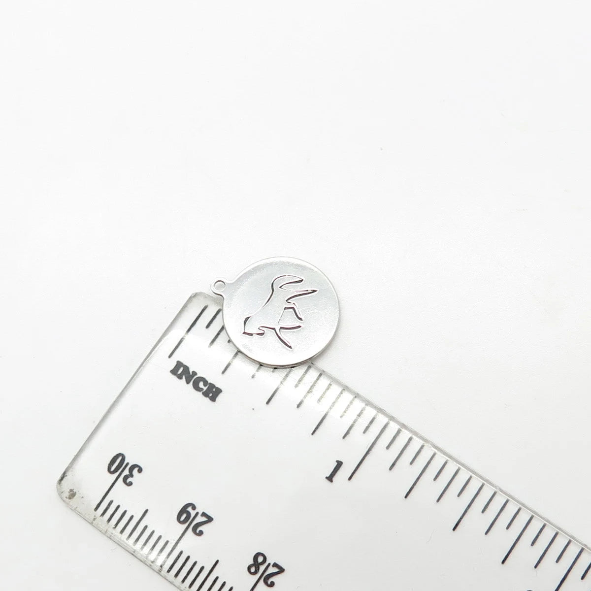 925 Sterling Silver USA Two In Town Horse Charm Pendant