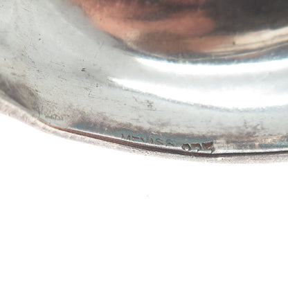 925 Sterling Silver Vintage Mexico Love Knot Adjustable Cuff Bracelet 6.75"