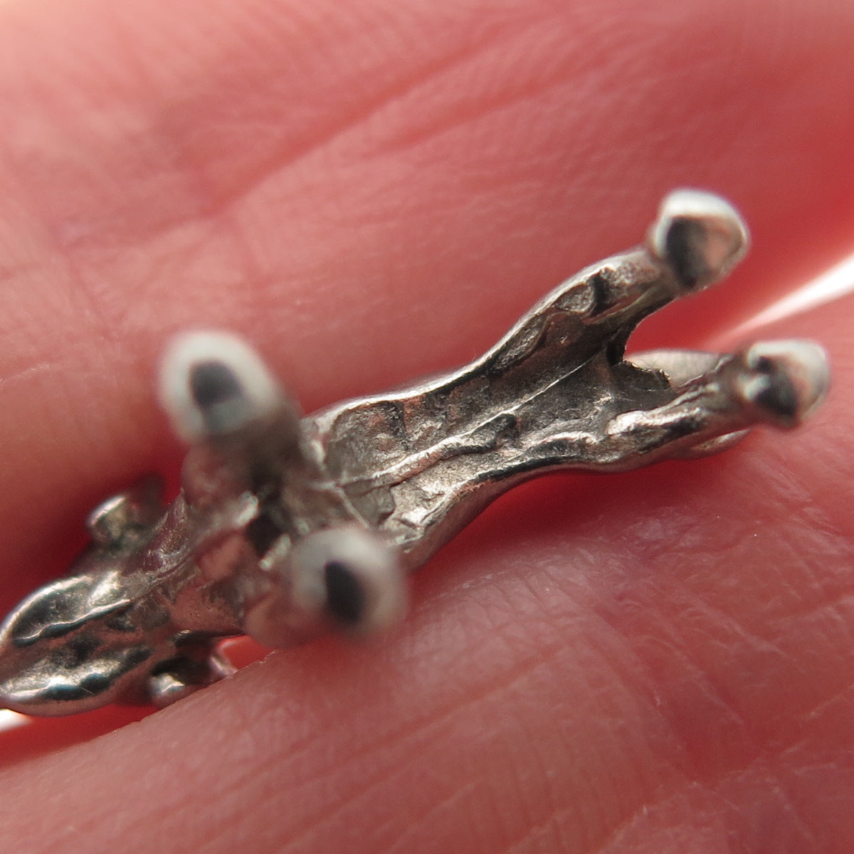 925 Sterling Silver Vintage Rhodesian Ridgeback Dog 3D Mini Charm Pendant
