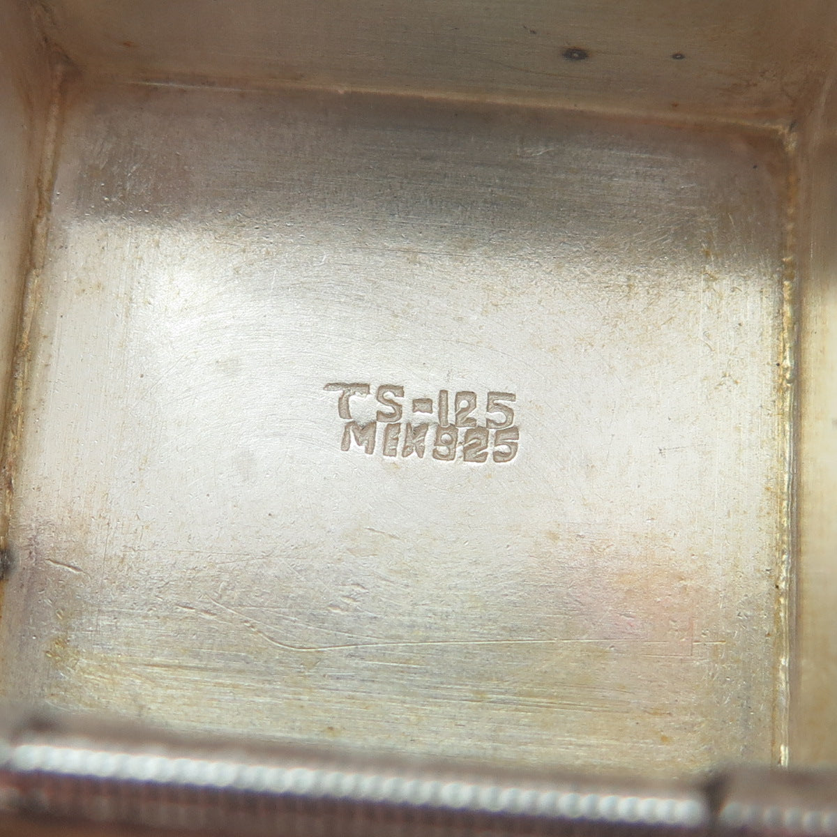 925 Sterling Silver Vintage Mexico Treasure Chest Pill Box Miniature