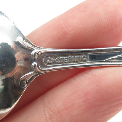 MECHANICS 925 Sterling Silver Antique Art Deco Washington Tea Spoon