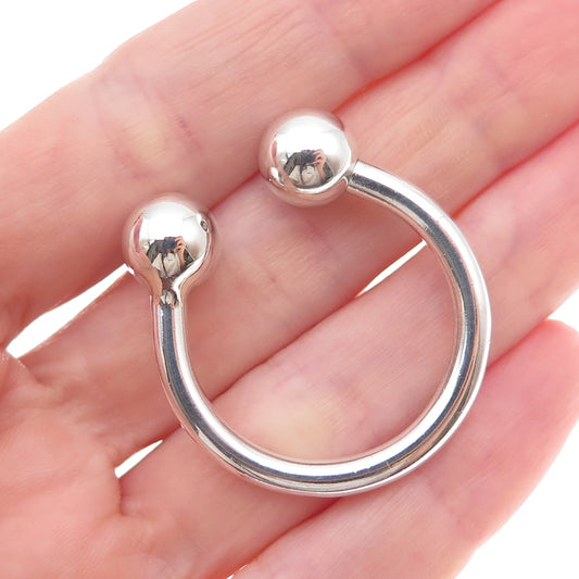 Tiffany & Co. 925 Sterling Silver Vintage Screw Off Key Ring Holder