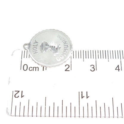 MARATHON 925 Sterling Silver Vintage Holy Communion Minimalist Charm Pendant