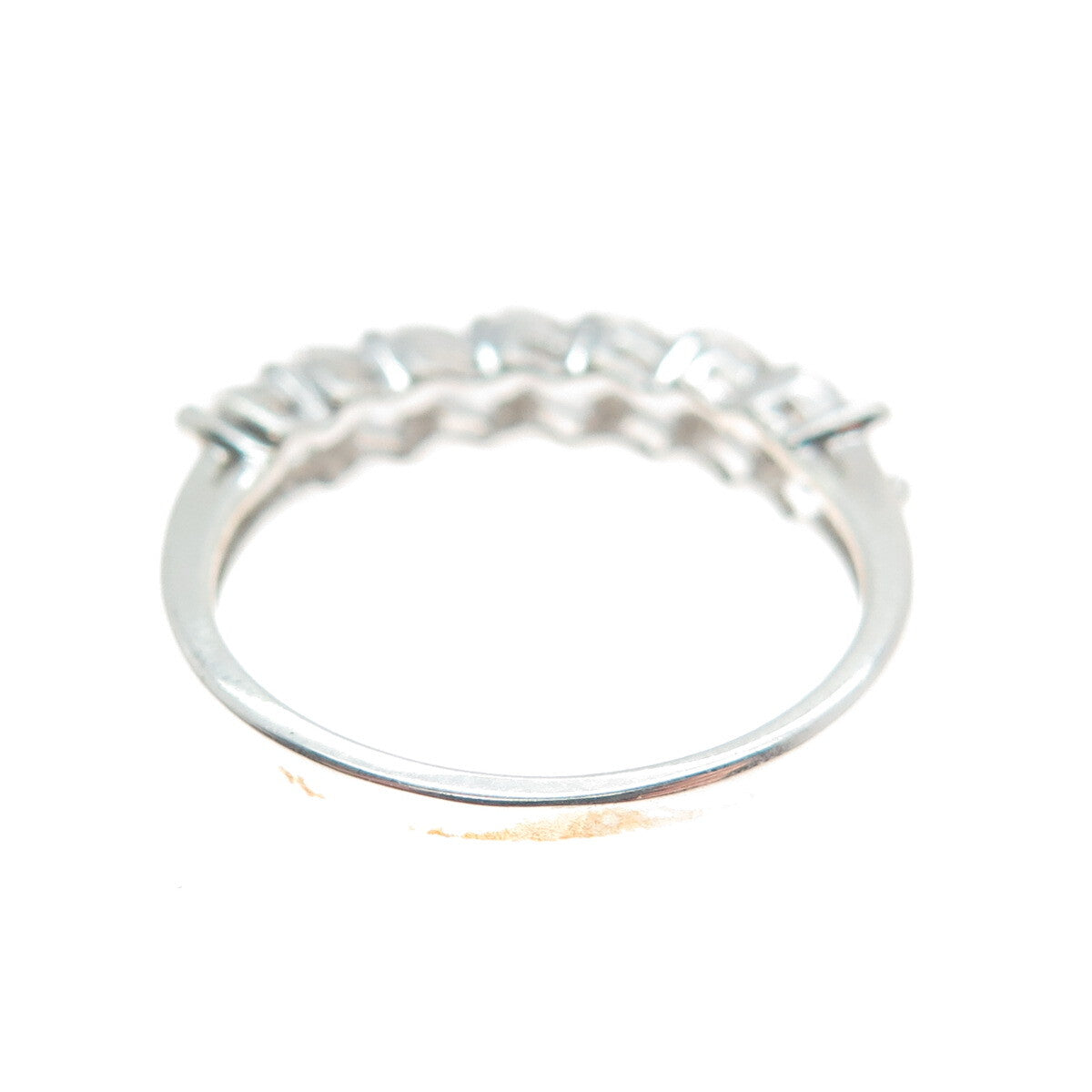 925 Sterling Silver Marquise-Cut C Z Ring Size 6.25