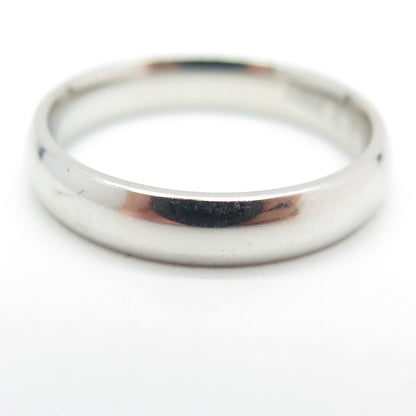925 Sterling Silver Turkey Classic Band Ring Size 8.25