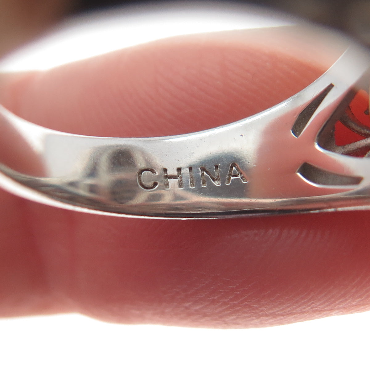 925 Sterling Silver Real Black Spinel Gem Cluster Marquise Dome Ring Size 7