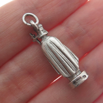 CREED 925 Sterling Silver Vintage St. Leon Minimalist 3D Charm Pendant