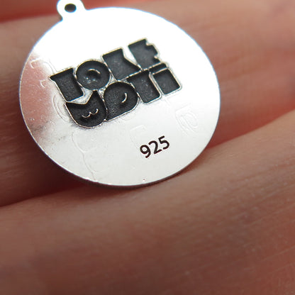 TOKEMOTI 925 Sterling Silver Aries Zodiac Sign Oxidized Minimalist Charm Pendant