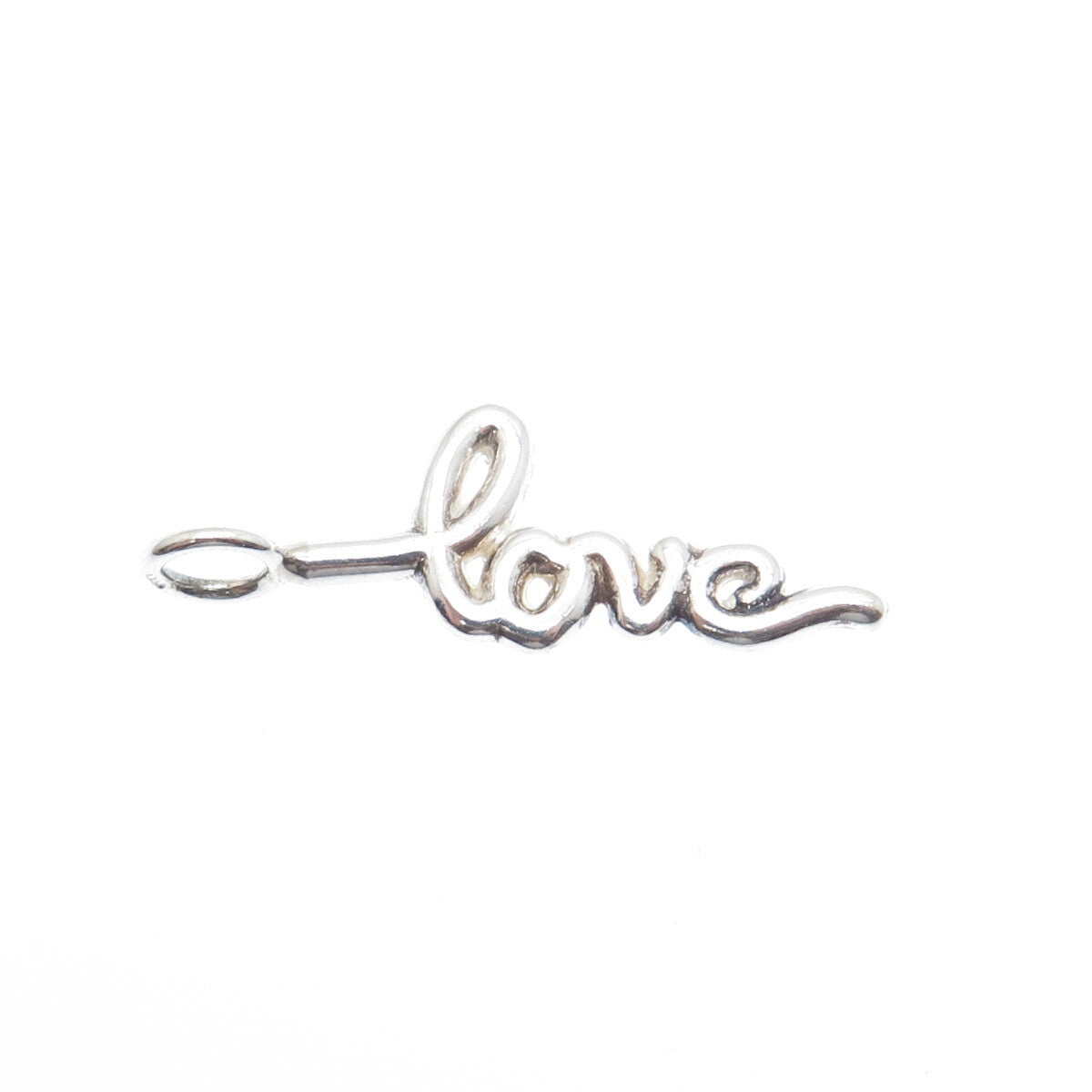 925 Sterling Silver Love Minimalist Charm Pendant