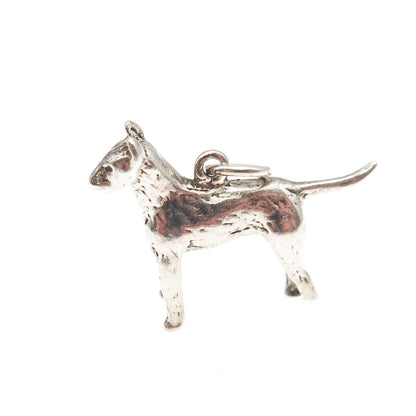 Maisels Indian 925 Sterling Silver Vintage Doberman 3D Mini Charm Pendant