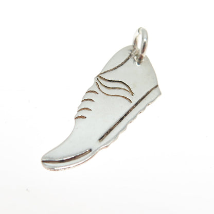 925 Sterling Silver Vintage Boot Shoe Charm Pendant