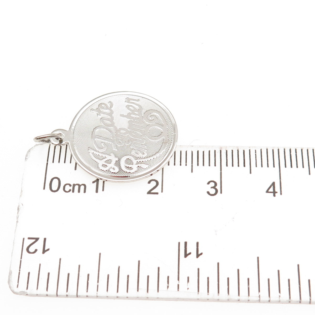 JAY POSON 925 Sterling Silver Vintage A Date To Remember Charm Pendant