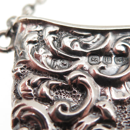 David & Lionel Spiers 925 Sterling Silver Antique 1889 Birmingham Chatelaine Fob