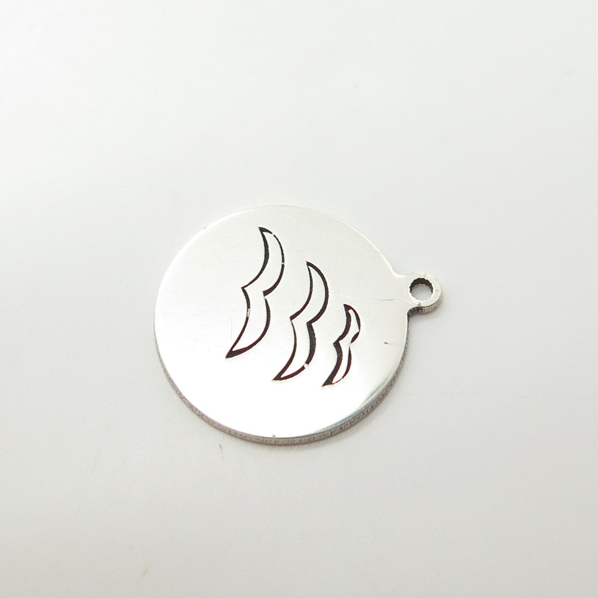 925 Sterling Silver USA Two In Town Flying Bird Charm Pendant