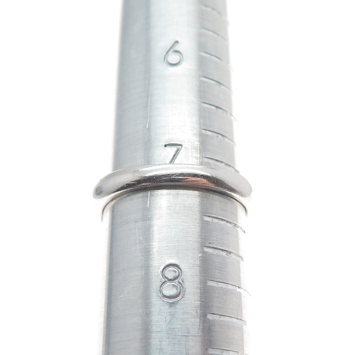 BLQ Basiq Jewelry 925 Sterling Silver Round-Cut C Z Sparkle Ring Size 7.25
