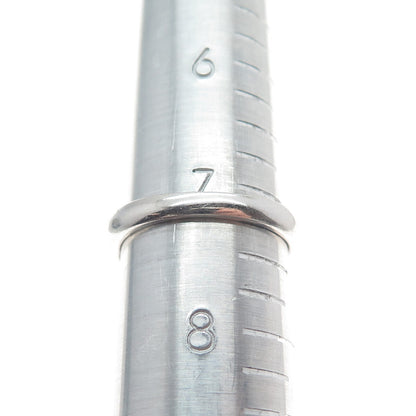 BLQ Basiq Jewelry 925 Sterling Silver Round-Cut C Z Sparkle Ring Size 7.25