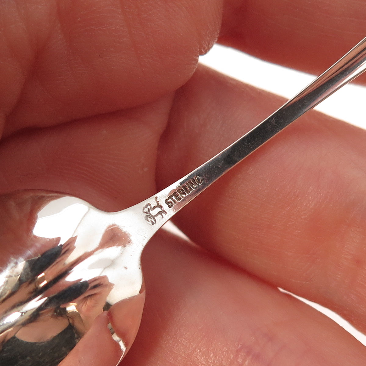 Whiting Mfg. 925 Sterling Silver Antique Art Deco Coffee Spoon