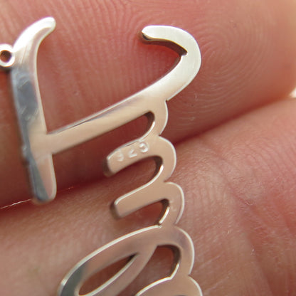 925 Sterling Silver "Julia" Personalized Centerpiece Pendant