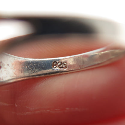 CHARLES WINSTON 925 Sterling Silver Vintage Infinity Symbol Ring Size 8