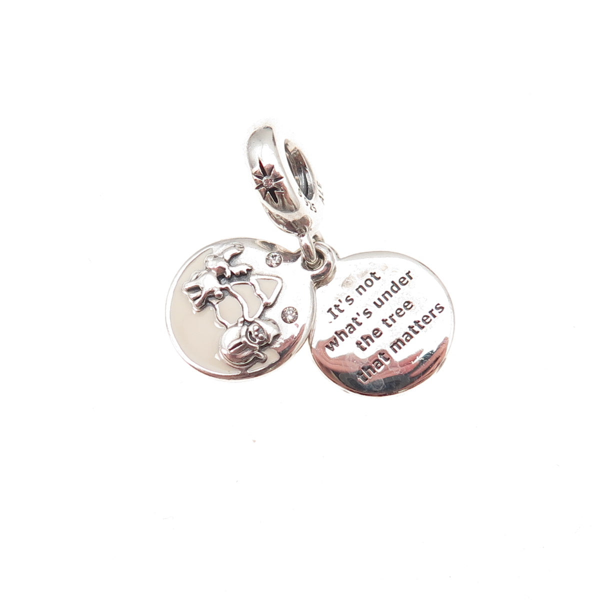 Pandora 925 Sterling Silver C Z Perfect Christmas Dangle Charm