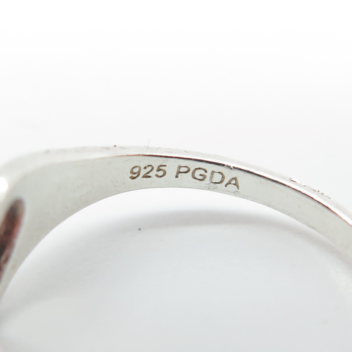 925 Sterling Silver Vintage Couple of Hearts Ring Size 7.25