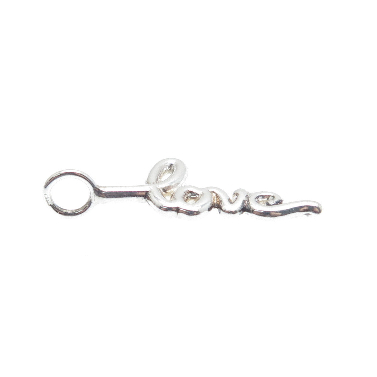 925 Sterling Silver Love Minimalist Charm Pendant