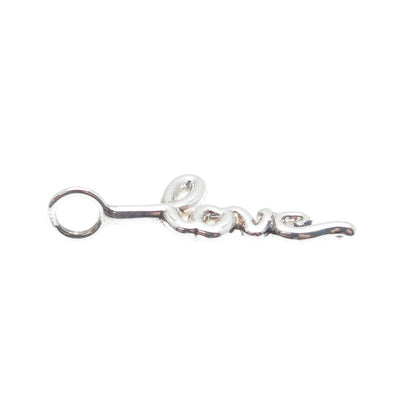 925 Sterling Silver Love Minimalist Charm Pendant