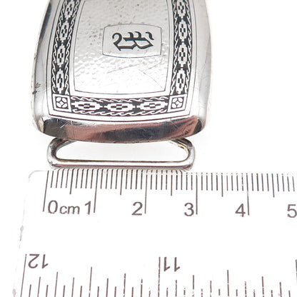 Hickok 925 Sterling Silver Antique Art Deco Letter B Initial Belt Buckle