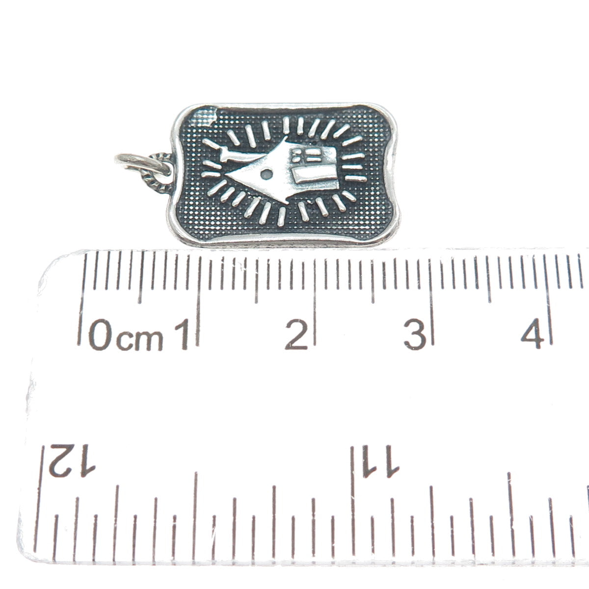 DV Dawn Vertrees Sterling Silver Vintage Home Where The Love Is Oxidized Pendant
