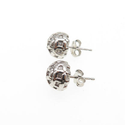 925 Sterling Silver Lucky Number 8 Stud Earrings