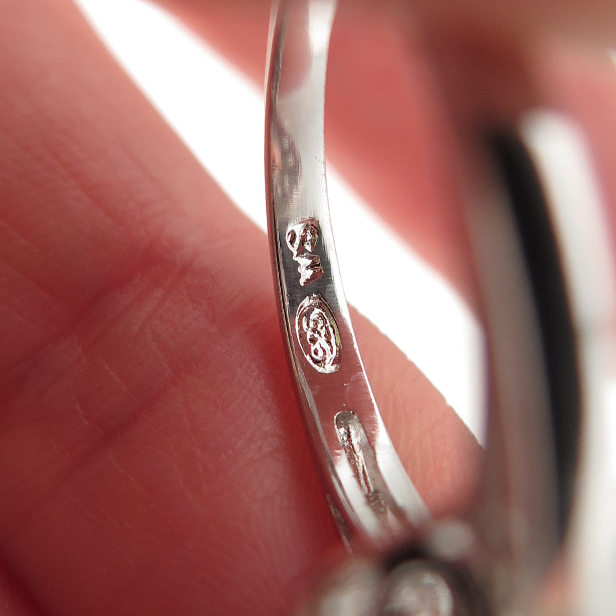925 Sterling Silver Round-Cut C Z Horseshoe Good Luck Ring Size 7