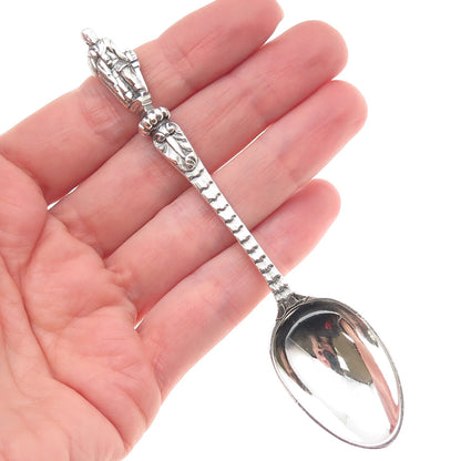 George Aldwinckle 925 Sterling Silver Antique 1862 London Apostle Coffee Spoon