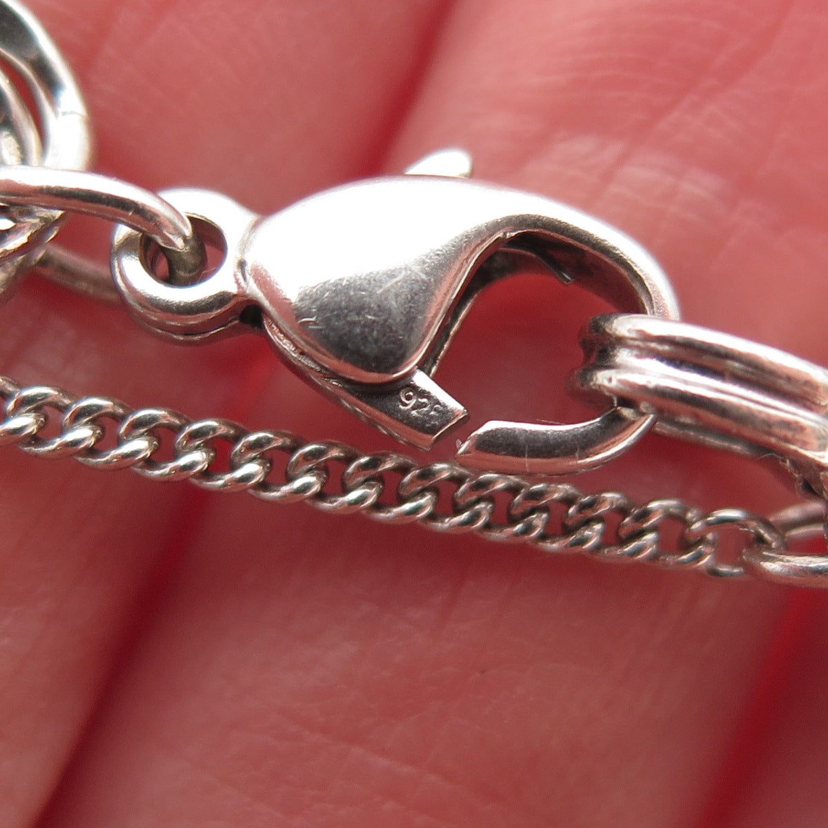 James Avery 925 Sterling Silver Vintage Double Bismark Link Bracelet 7.25"