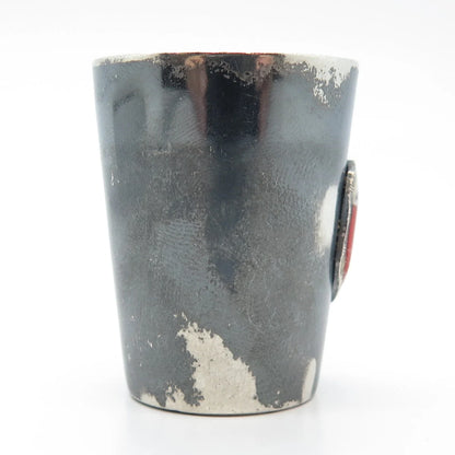 925 Sterling Silver Antique Enamel WWII "Kaiserslautern" Shot Glass